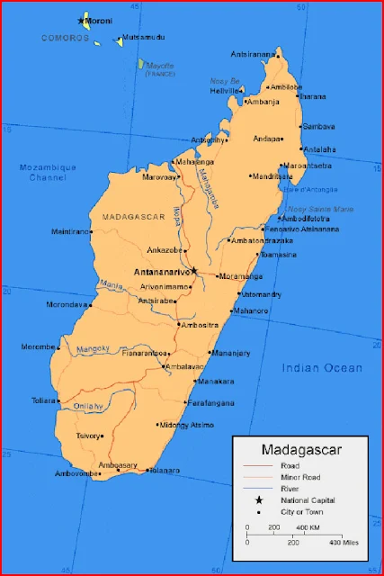 image: Madagascar Map Africa
