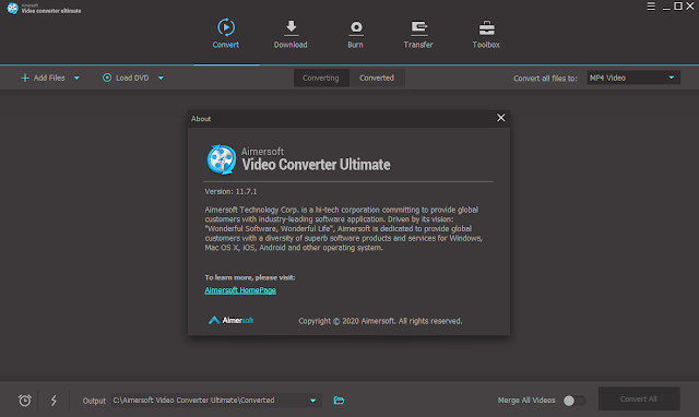 Screenshot Aimersoft Video Converter Ultimate 11.7.1.4 Full Version Screenshot Aimersoft Video Converter Ultimate 11.7.1.4 Full Version