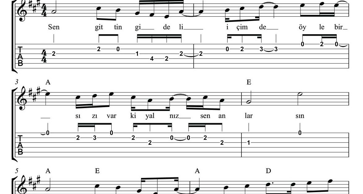 do re mi sarki notalari