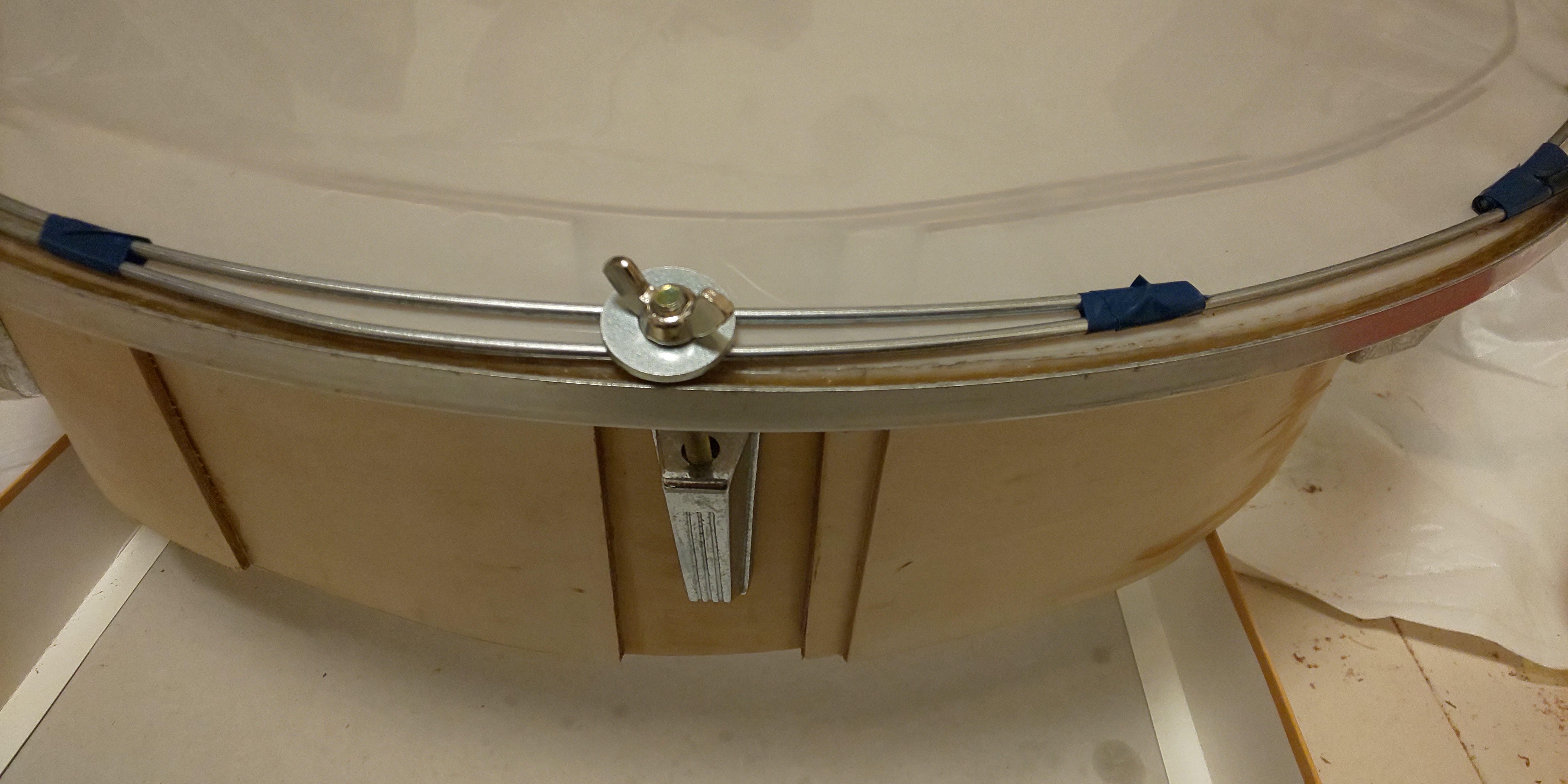 『自作フレームドラムの製作』Homemade Timpani FrameDrum, 自作楽器自作楽器研究所｜Homemade Instruments