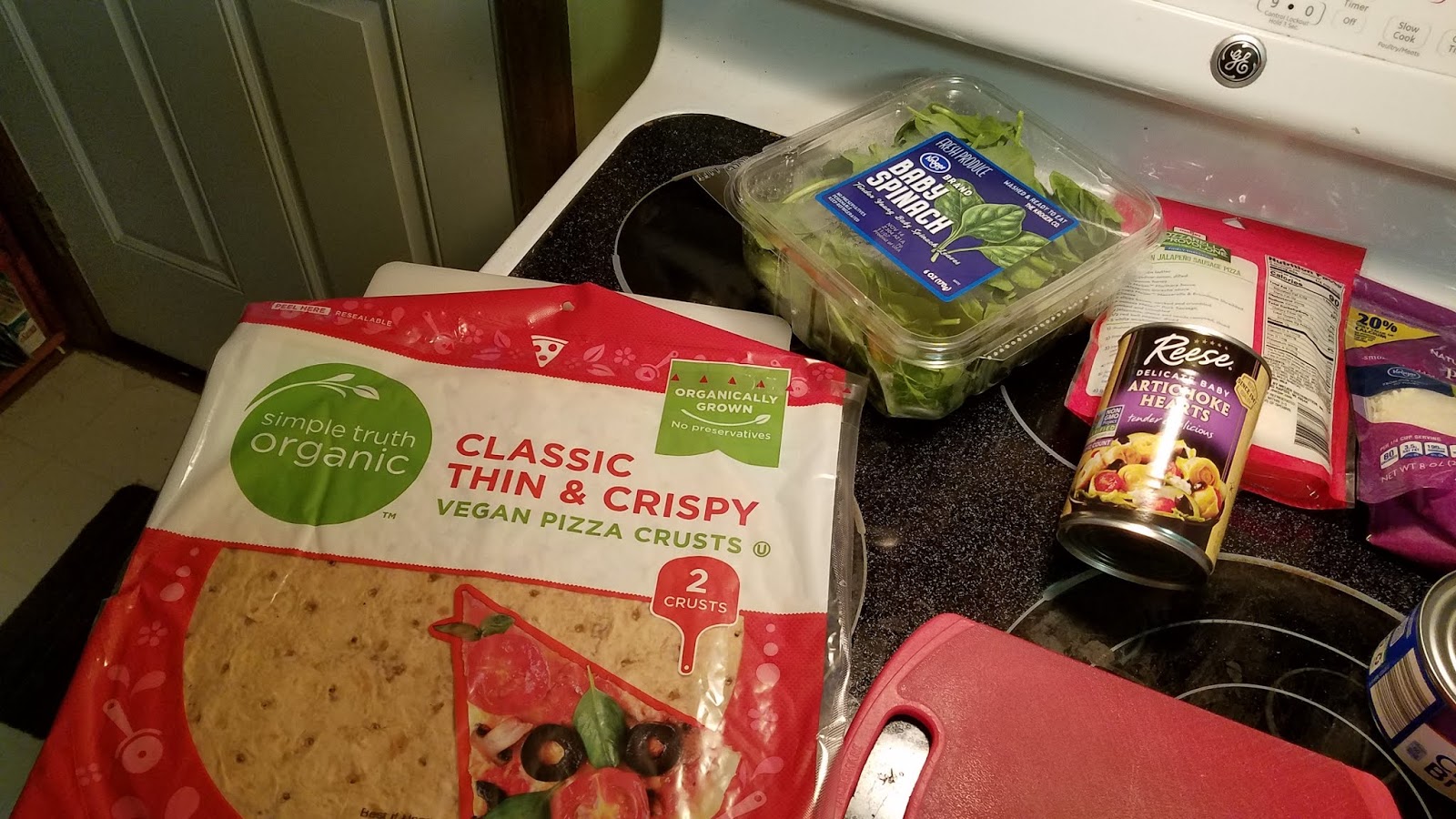 From Mess Hall to Bistro Kroger Simple Truth Vegan Pizza Crust