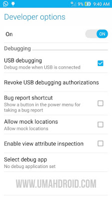 Cara Enable USB Debugging di Android