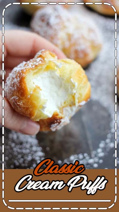 Learn how to make cream puffs with this step-by-step tutorial. Cream puffs are delicate pastry shells made from choux pastry (pate a choux) and filled with whipped cream or pastry cream. 