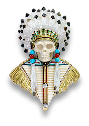 Sitting Bull Brooch