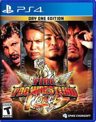 Fire Pro Wrestling World Game Cover Ps4