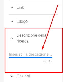 Come aggiungere metatag Description SEO post blog Blogger