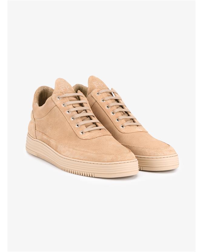The Camel Hair Coat's Cherry On Top: Filling Pieces Suede Low-Top ...