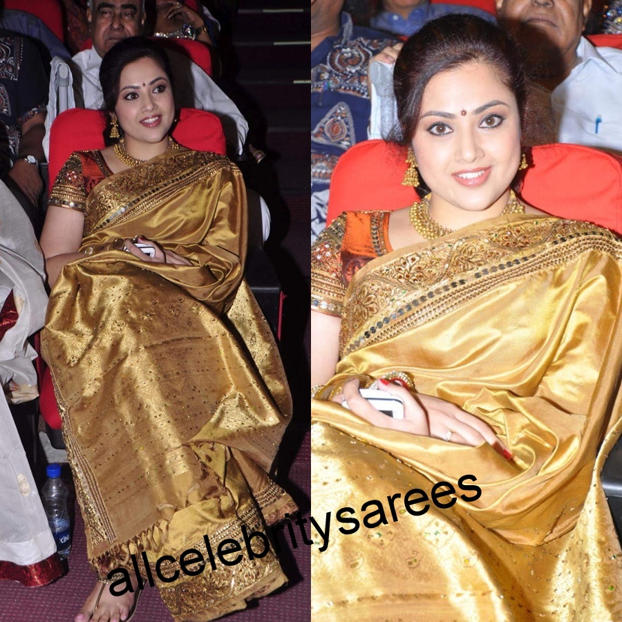All Celebrities Sarees Designs Tollywood Celebrity Meena in pattu