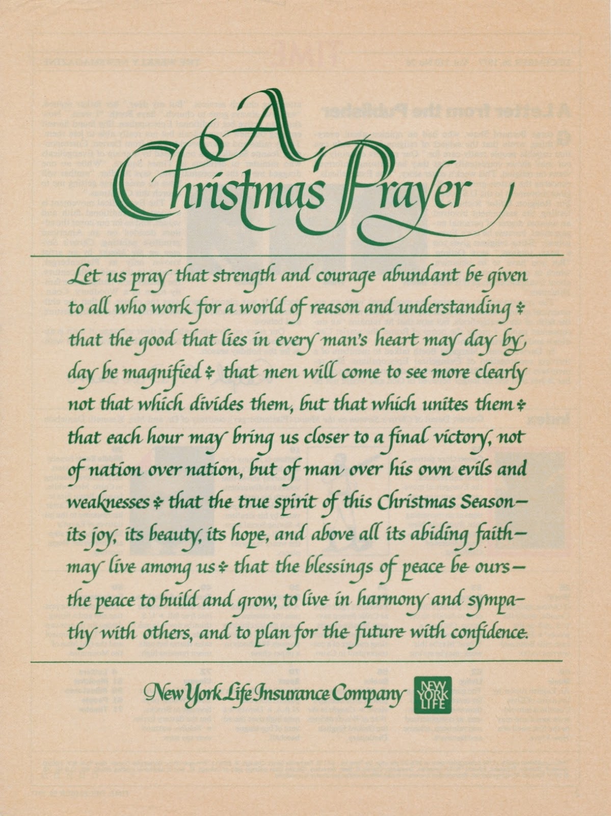 Jeanyee Wong: A Christmas Prayer 