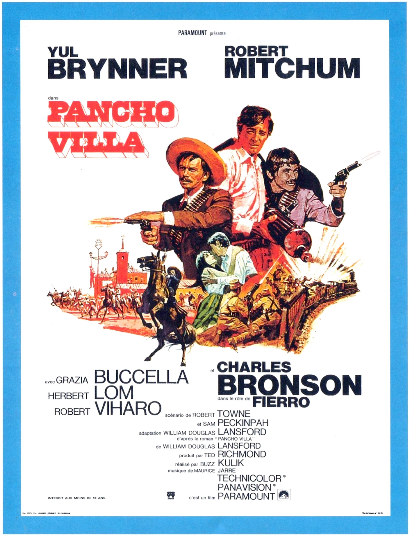 Pancho Villa (1967) Buzz Kulik - Villa rides ! (29.08.1967 / 1967)