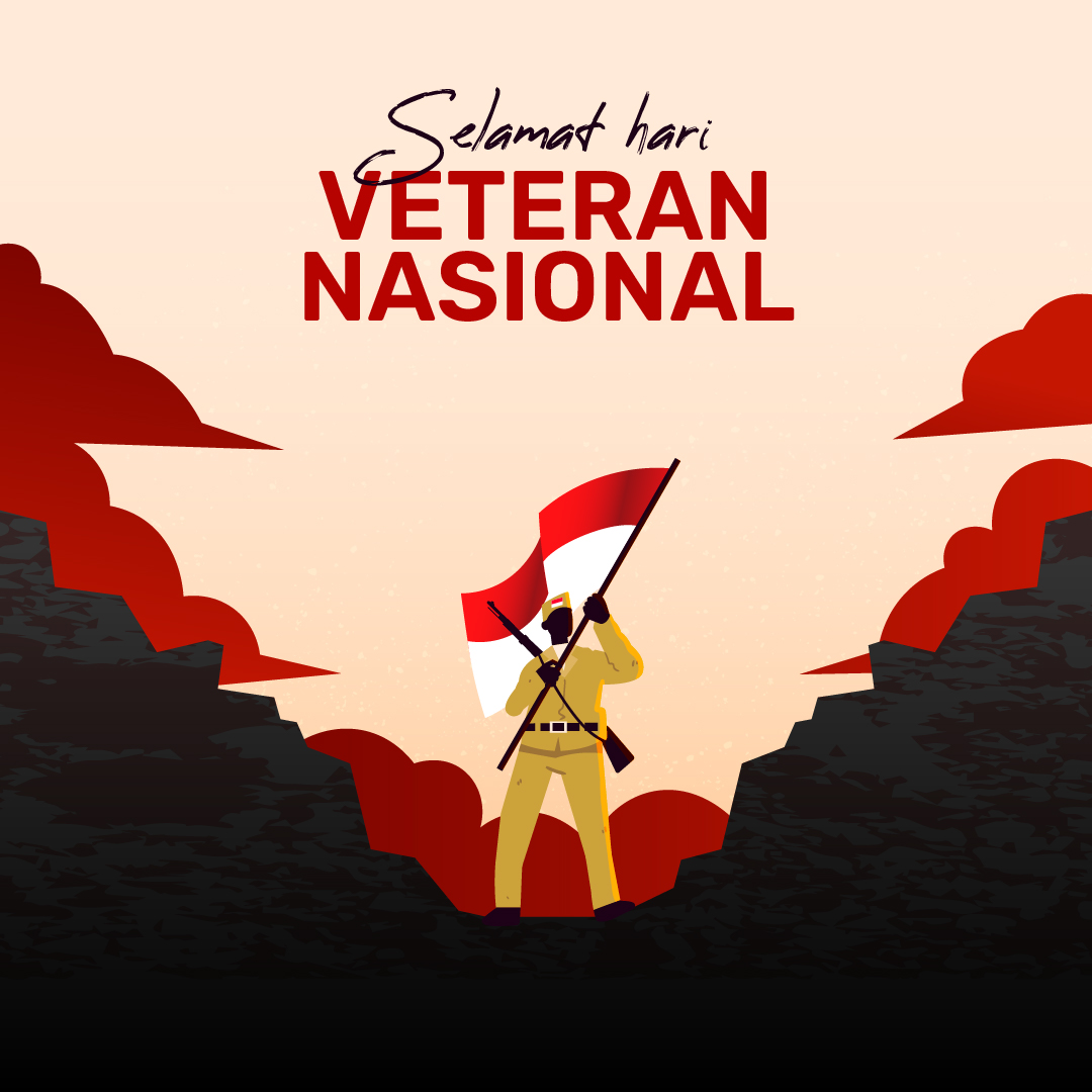 Gambar Ucapan Selamat Hari Veteran Nasional 10 Agustus 2021 SKETZHBOOK