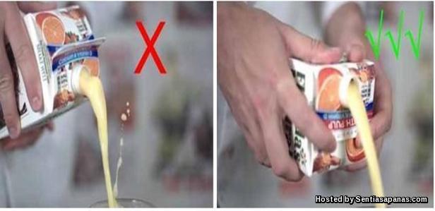 9 Perkara Biasa Kita Buat Dengan Cara Yang Tidak Betul Tuang cecair