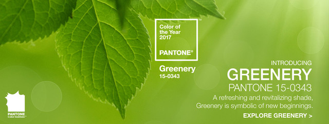 NUEVO COLOR PANTONE 2017: GREENERY