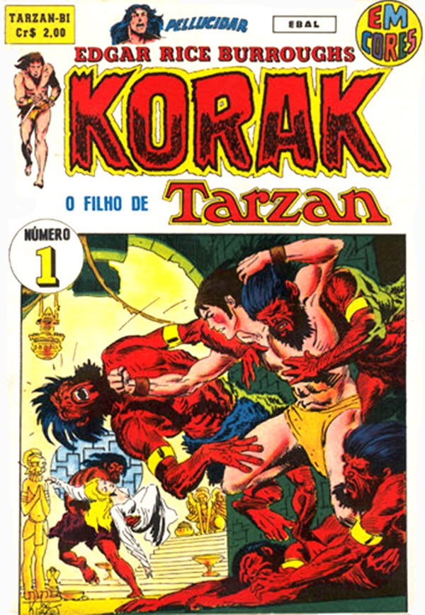 CAPAS DE GIBI  COVERS COMICS-TARZAN 10-EBAL 