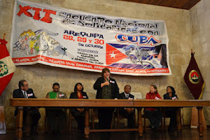 EXITOSO XII ENCUENTRO NACIONAL DE SOLIDARIDAD CON CUBA, AREQUIPA - PERÚ, OCTUBRE 2012