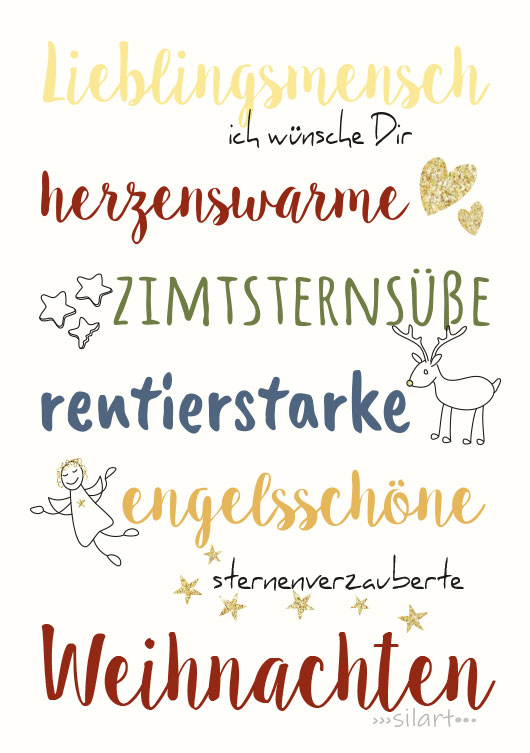 Silartiges Lieblingsmensch Ich Wunsche Dir