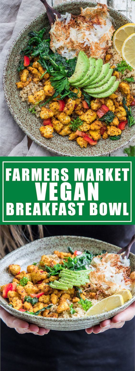 Farmers market vegan breakfast bowl The Country Cook Easy Recipes