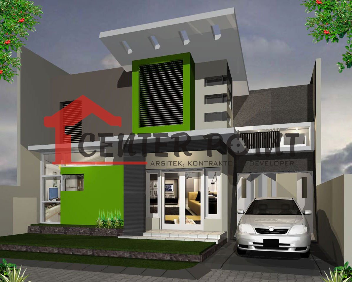 11+ Desain Rumah Minimalis Atap Miring Background