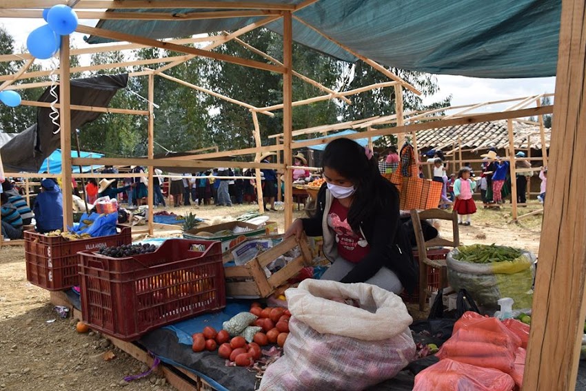 Centro Poblado de Colcabamba ya tiene su propio mercado