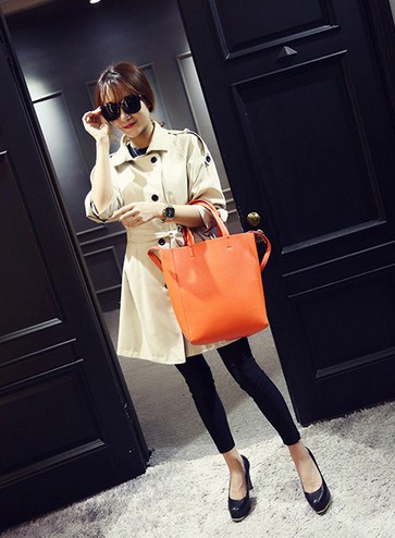 tui xach nu kem day deo cheo thiet ke thuan mau phong cach au my 5 Túi xách nữ kèm dây đeo chéo, thiết kế thuần màu, phong cách Âu Mỹ