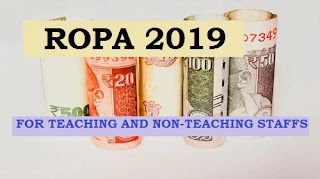ROPA 2019 for West Bengal School Education Department