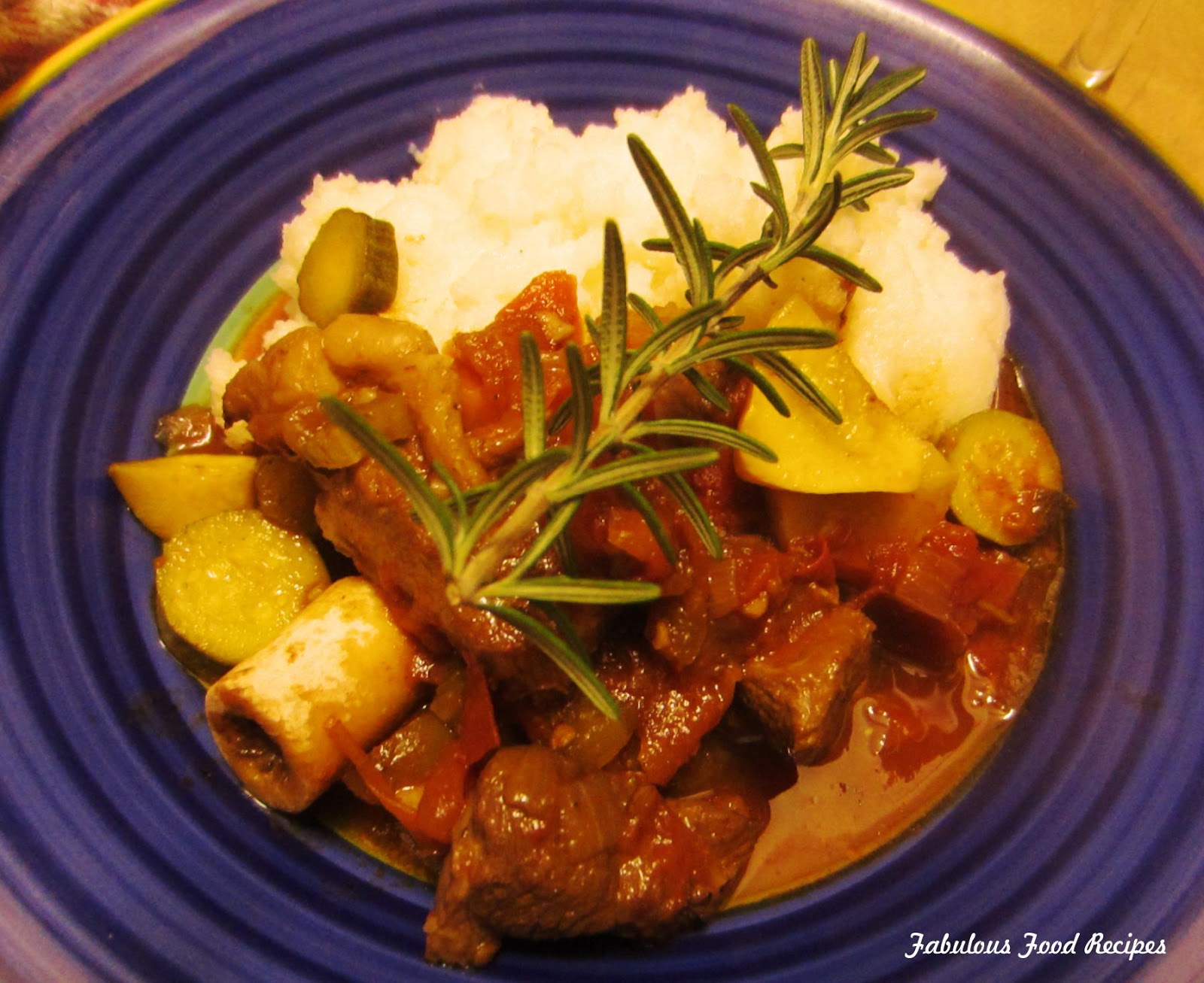 Fabulous Food Recipes Rich Tomato Lamb Stew