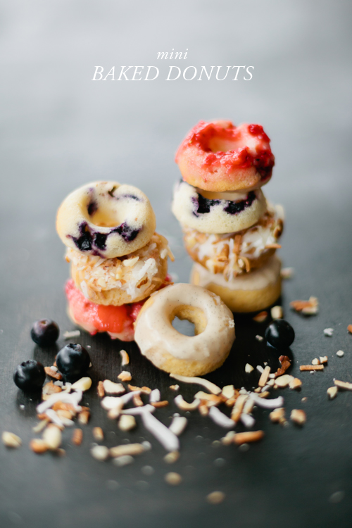 suikervrije donuts No sugar mini baked donuts