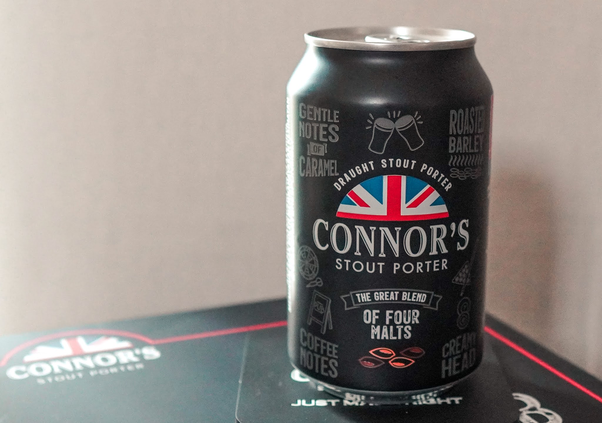 Connor’s Stout Porter Draught, Now in a Can!