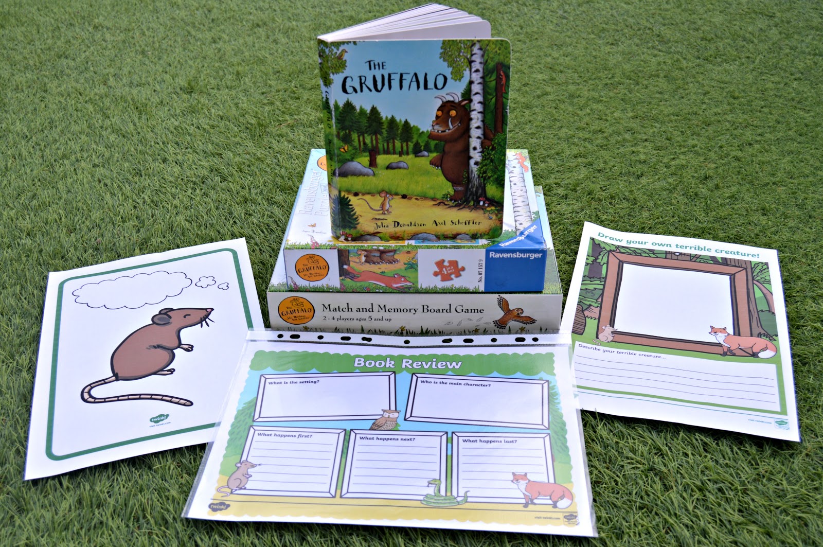 Gruffalo resources for home schooling