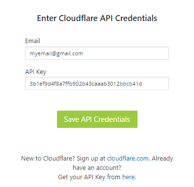 Save APNI Credentials