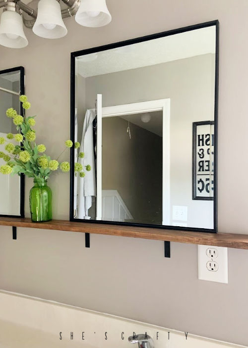 She's Crafty 11 Ideas for Shelves Around Your Home