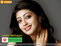 pranitha subhash image with her charming smile for  hbd