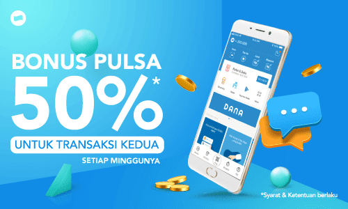 Beli Pulsa Dan Paket Data Mengggugnakan Apk Dana Bangendoy