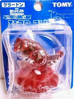Groudon figure clear version Tomy Monster Collection 2003 movie promoG series