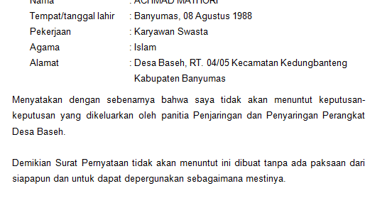 Kumpulan Surat Lengkap