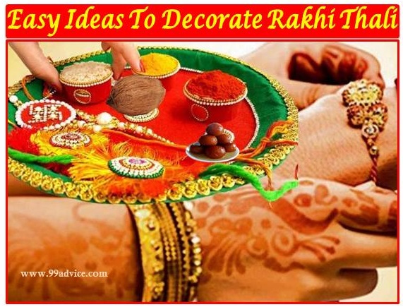 Easy Ideas To Decorate Rakhi Thali 99advice