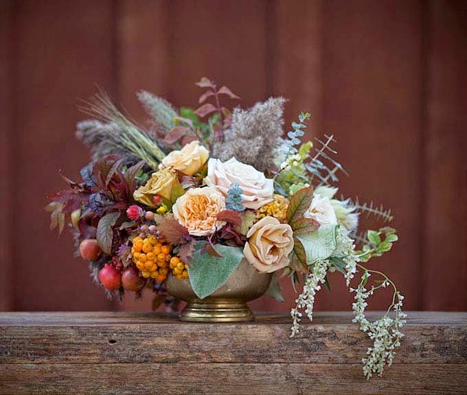 2014 Beautiful Fall Wedding Centerpieces by Azalea Floral Design