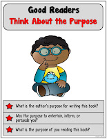  Good Readers think about the purpose