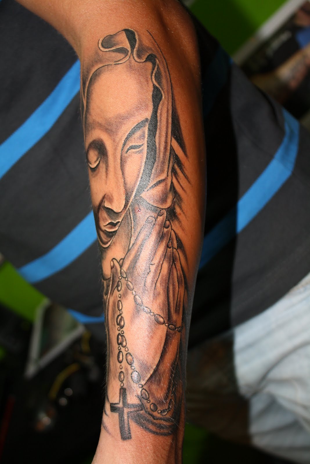 Victor Tattoo religious tattoo cover up