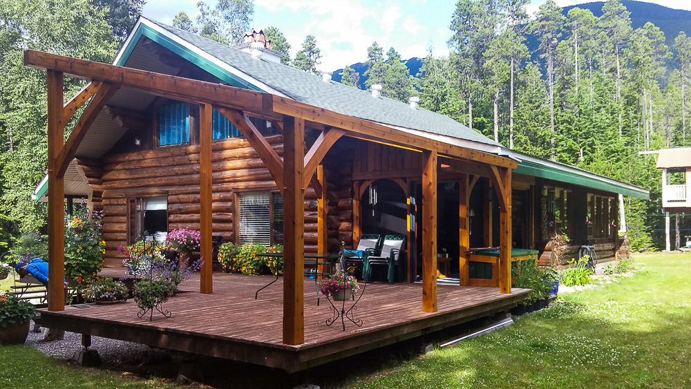 Timber Framed Covered Porch | Hillier Timberworks