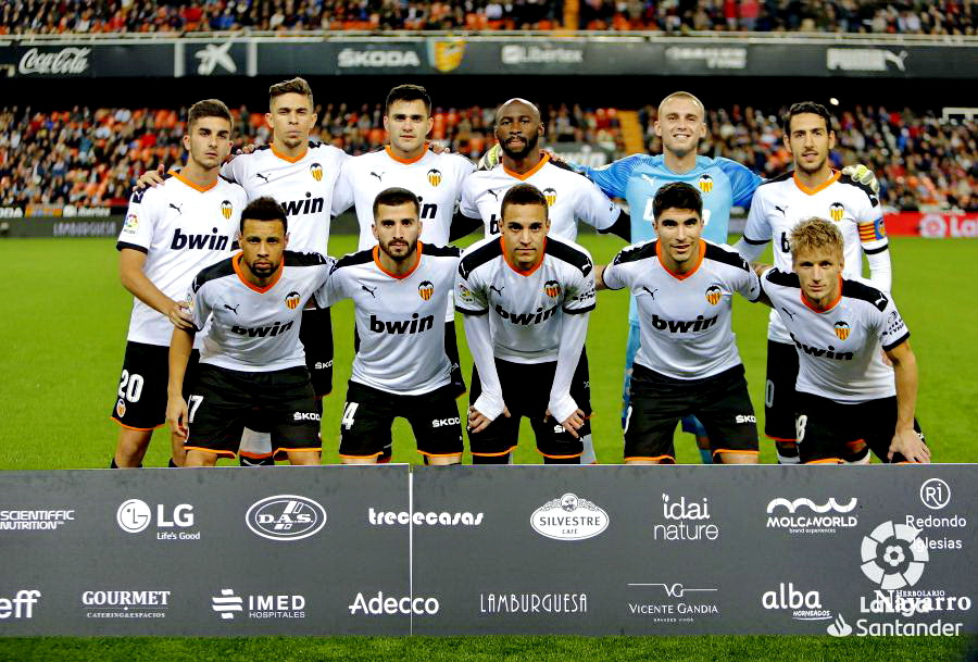VALENCIA contra Villarreal 30/11/2019 Liga de 1ª División VALENCIA contra Villarreal 30/11/2019 Liga de 1ª División