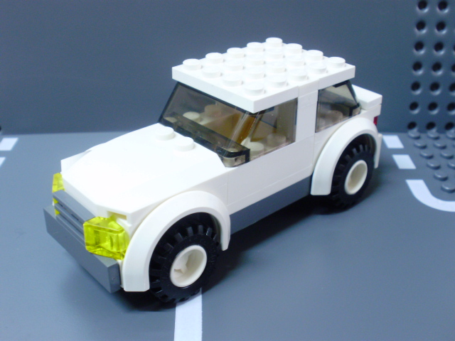 MOC Lego Carro branco