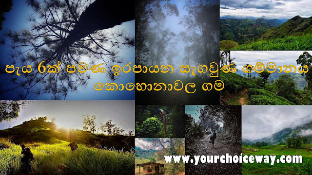 පැය 6ක් පමණ ඉරපායන සැගවුණ ගම්මානය - කොහොනාවල ගම🌿☘️🌾 (Kohonawala Village) - Your Choice Way