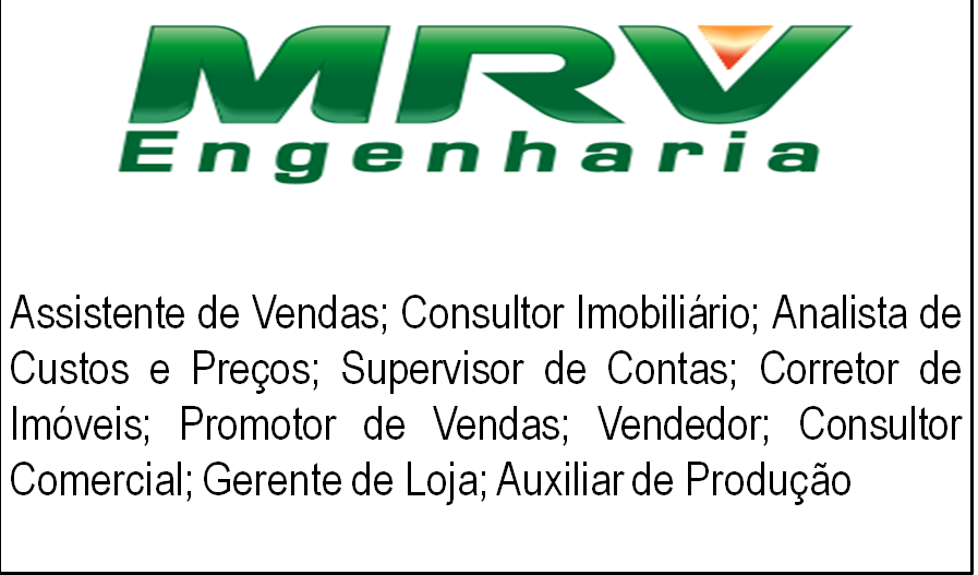A MRV Engenharia abre 400 vagas para diversos cargos