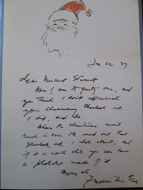 Steele Christmas Letter to Starrett