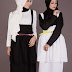 Warna Jilbab Untuk Baju Hitam Putih