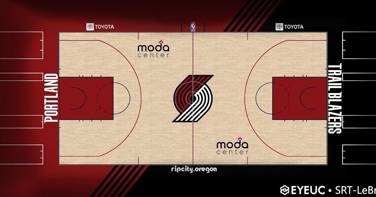 NBA 2K21 Portland Trail Blazers Court 2021 Season by SRTLebron