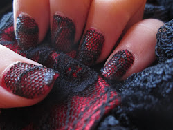 nails goth nail gothic lace designs polish prom