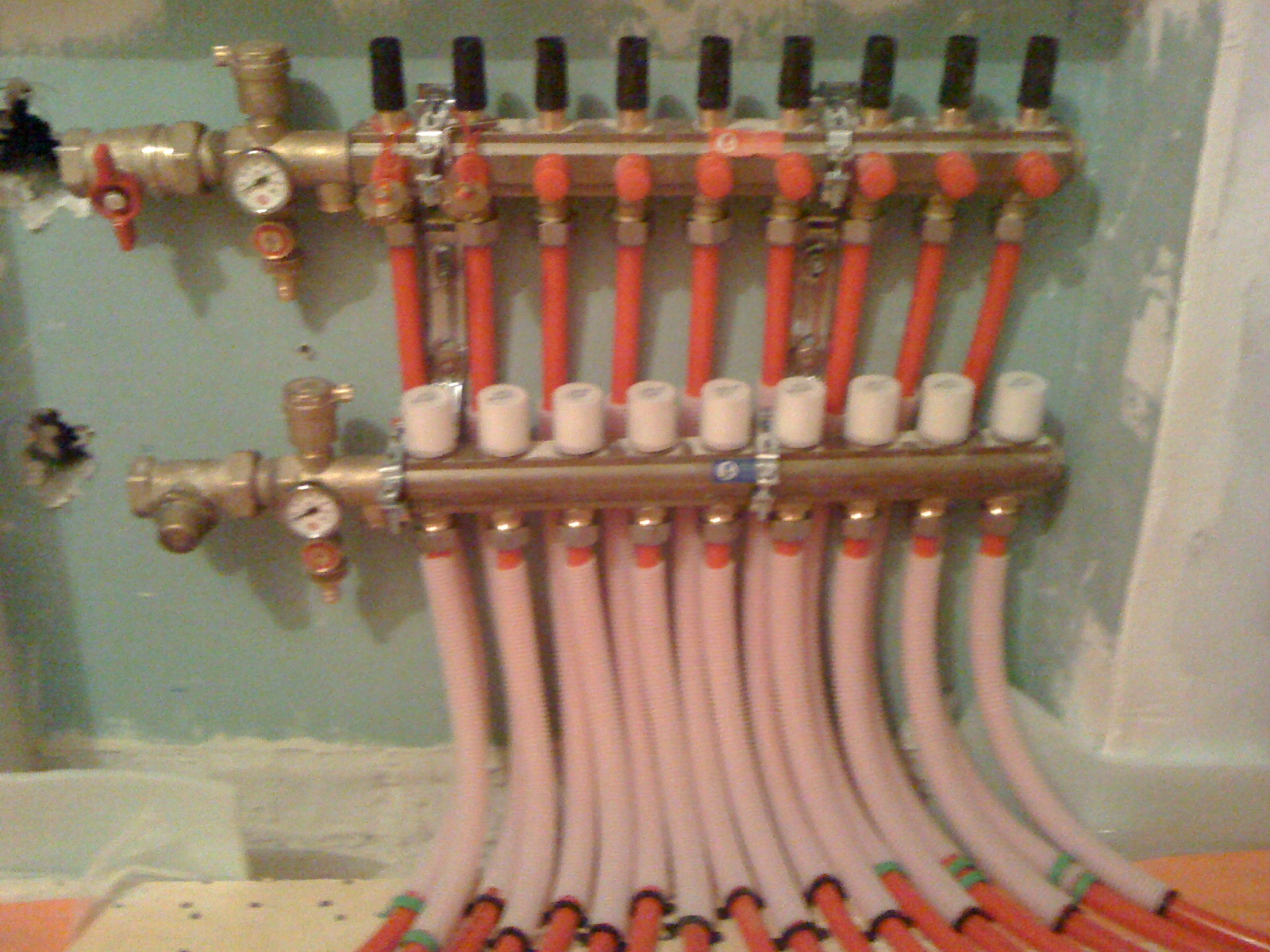 Notre Construction a Bonneville la Louvet Installation du chauffage au sol — free download