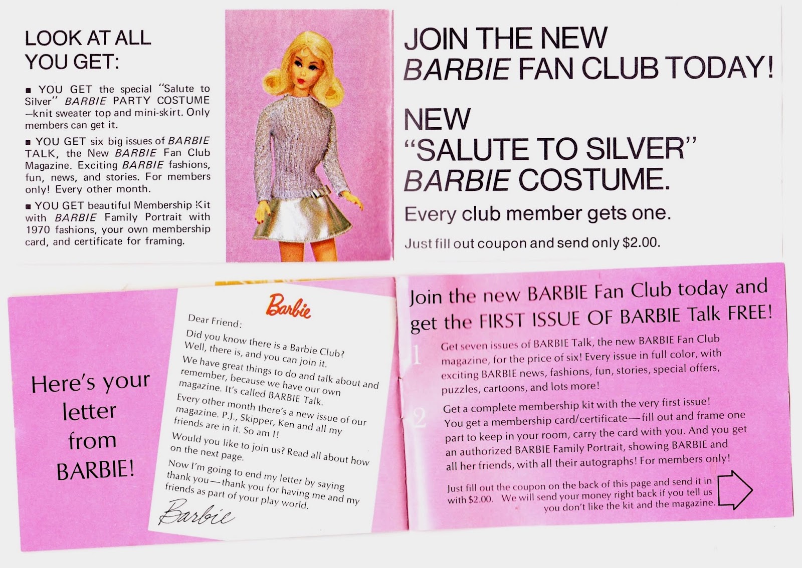 Barbie fan club membership